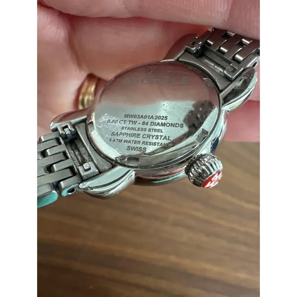 Michele CSX Petite Stainless Steel Watch